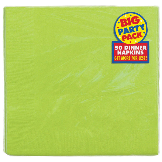 Kiwi Green Paper Dinner Napkins 40cm 2ply /50