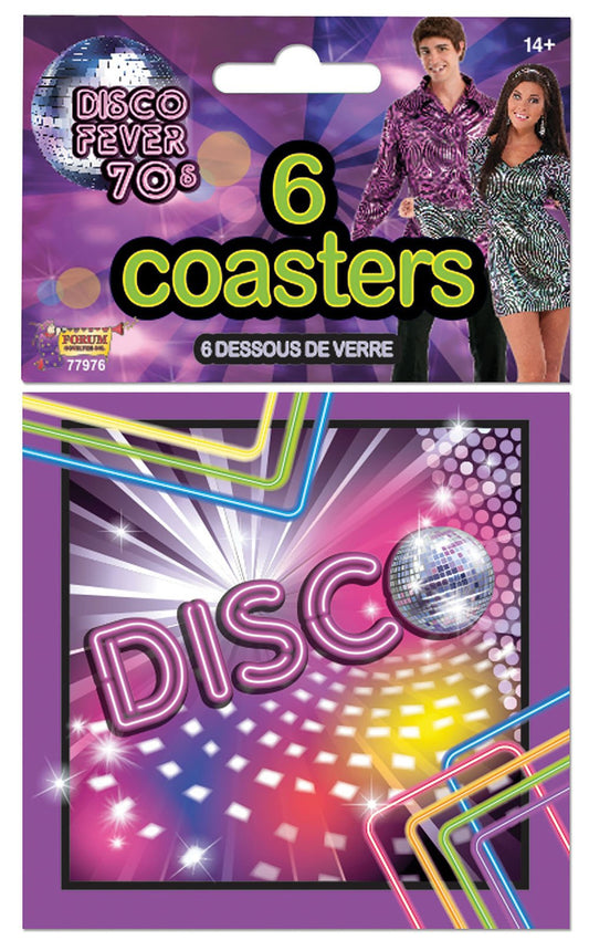 Forum Novelties X77976 Disco Coaster, Multi-Colour, One Size