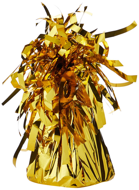 Amscan - Gold Fringed Foil Balloon Weight - 170g