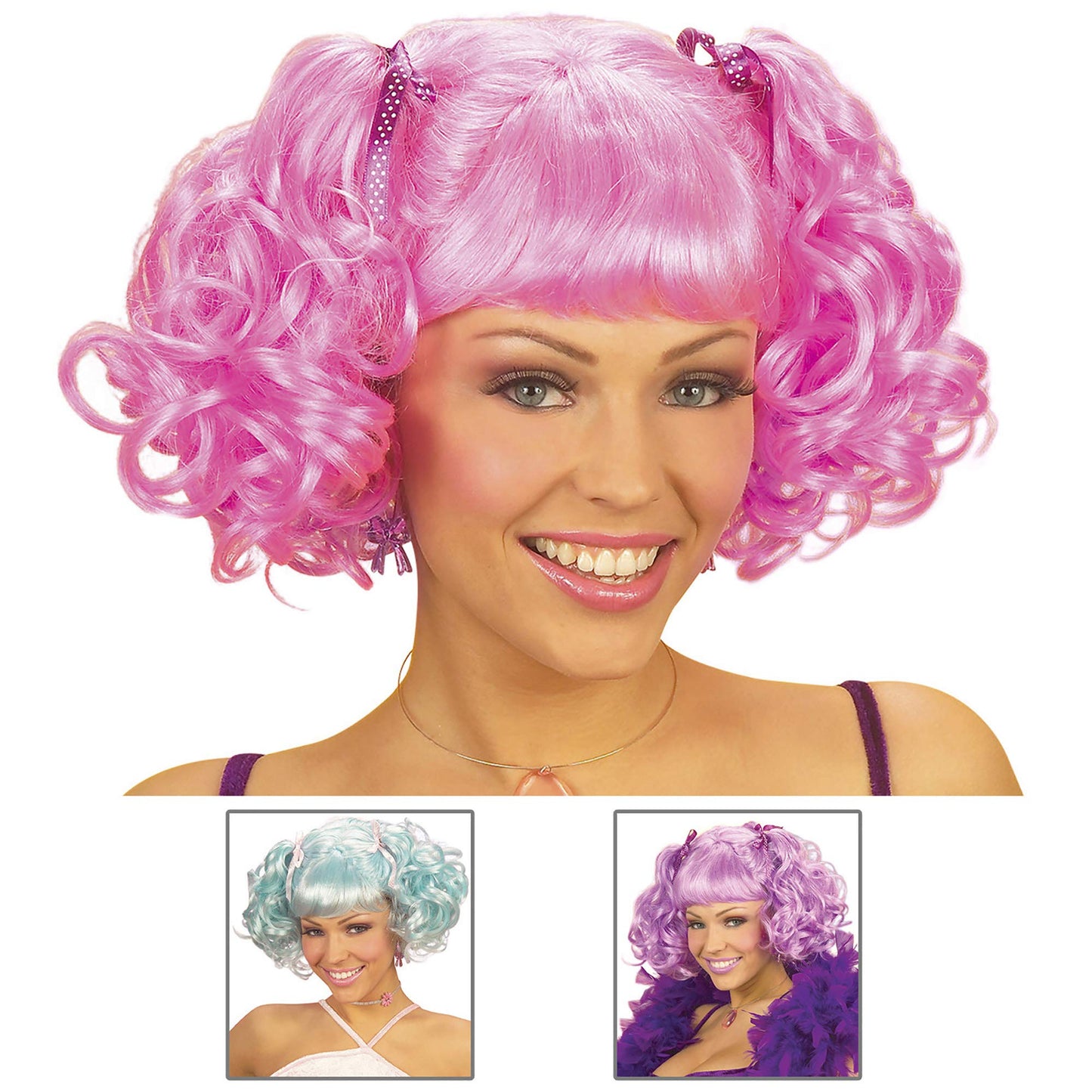 Pixie - random colours Wig for Fancy Dress Costumes & Outfits Accessory