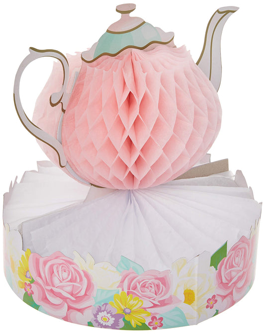 Creative Party Floral Tea Party Dainty Flower Honeycomb Centerpiece