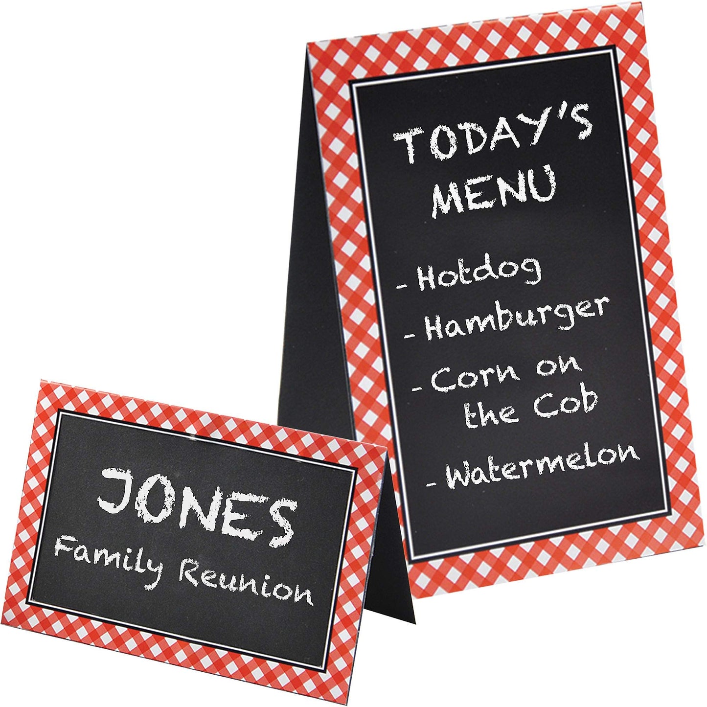 Picnic Party Chalkboard Tent Cards (8 pk)