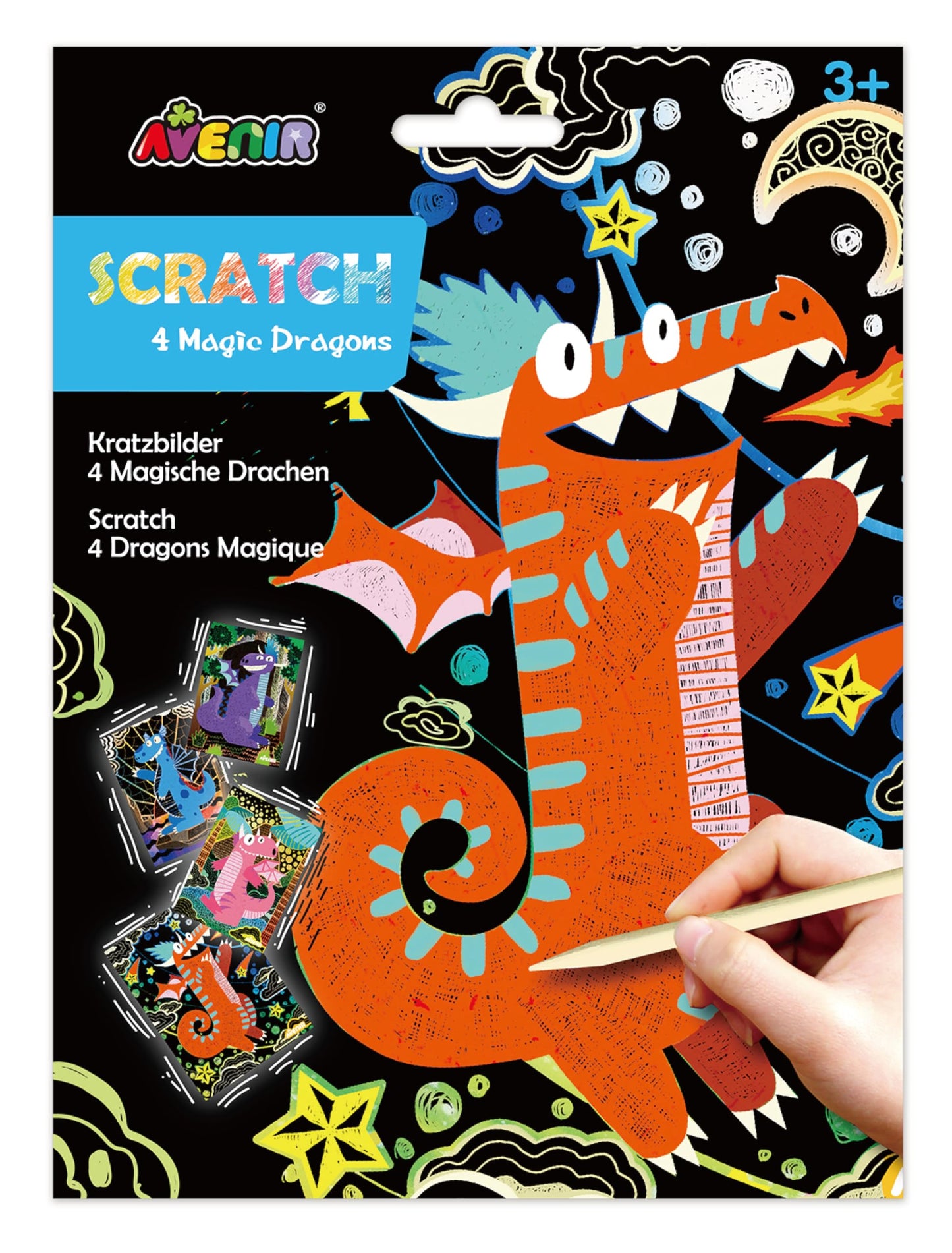 Avenir CH1544 Scratch Magic Dragon, Mixed Colours