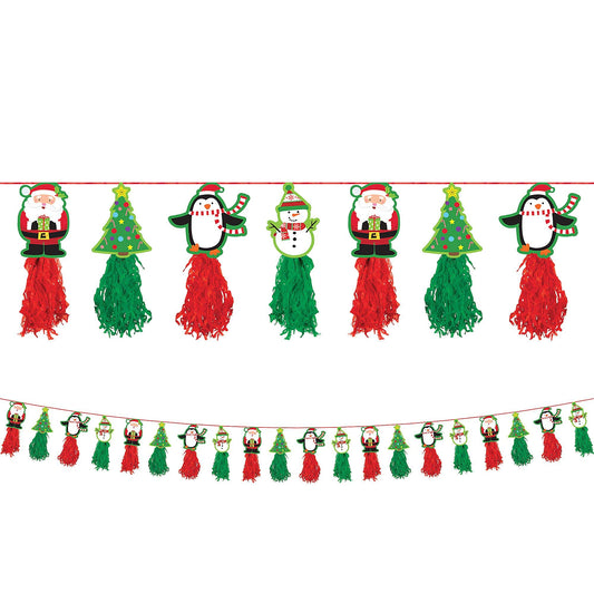 Holiday Tissue Garlands 2.4m