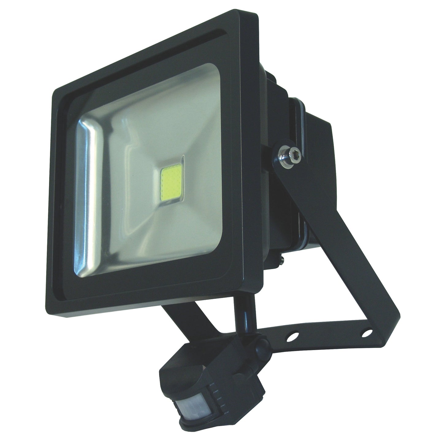 Ranex XQ1224B LED FLOODLIGHT 30W Black + PIR, Aluminium, Integrated, 30 W