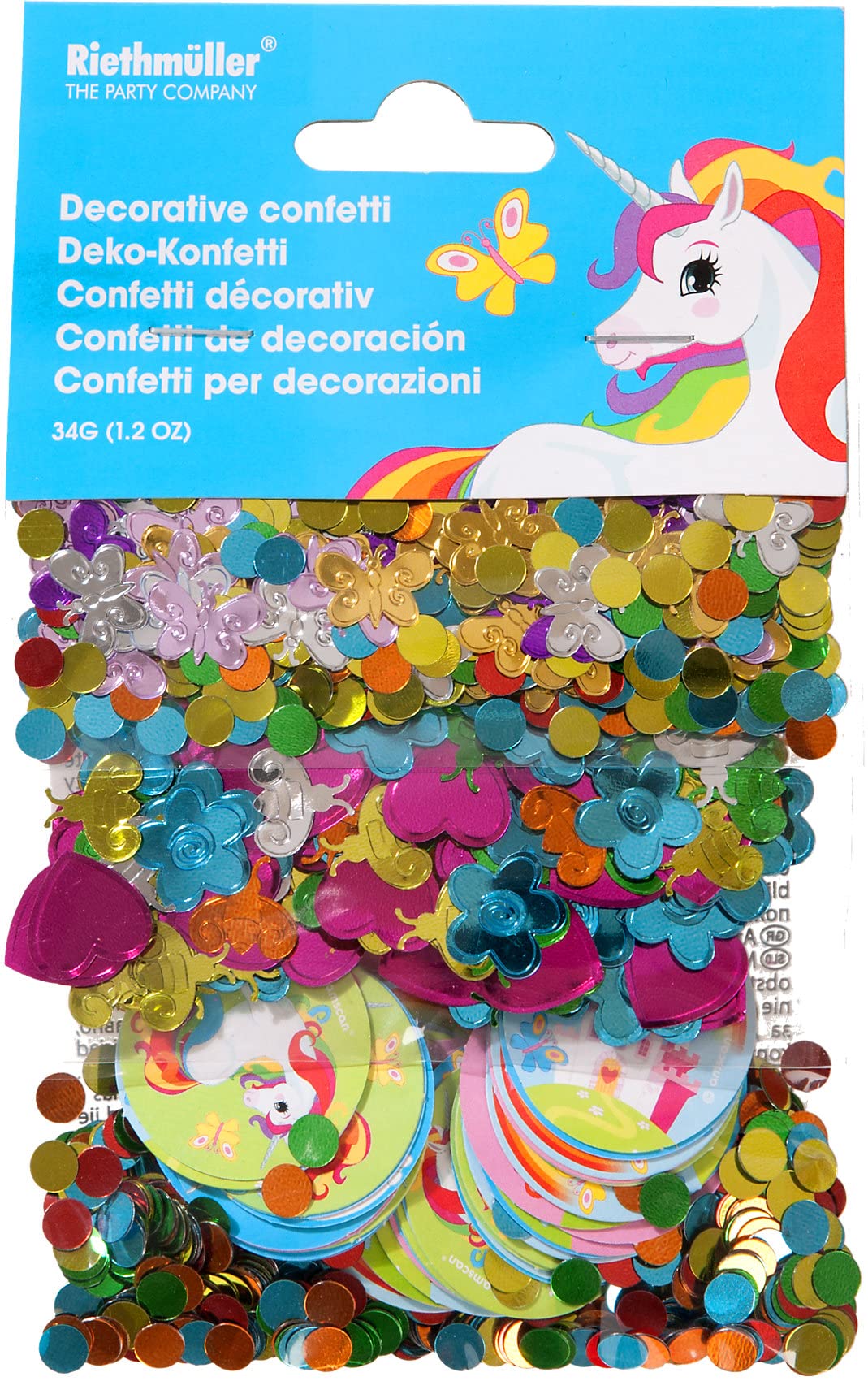 Unicorn 3 Pack Confetti (3 pk)