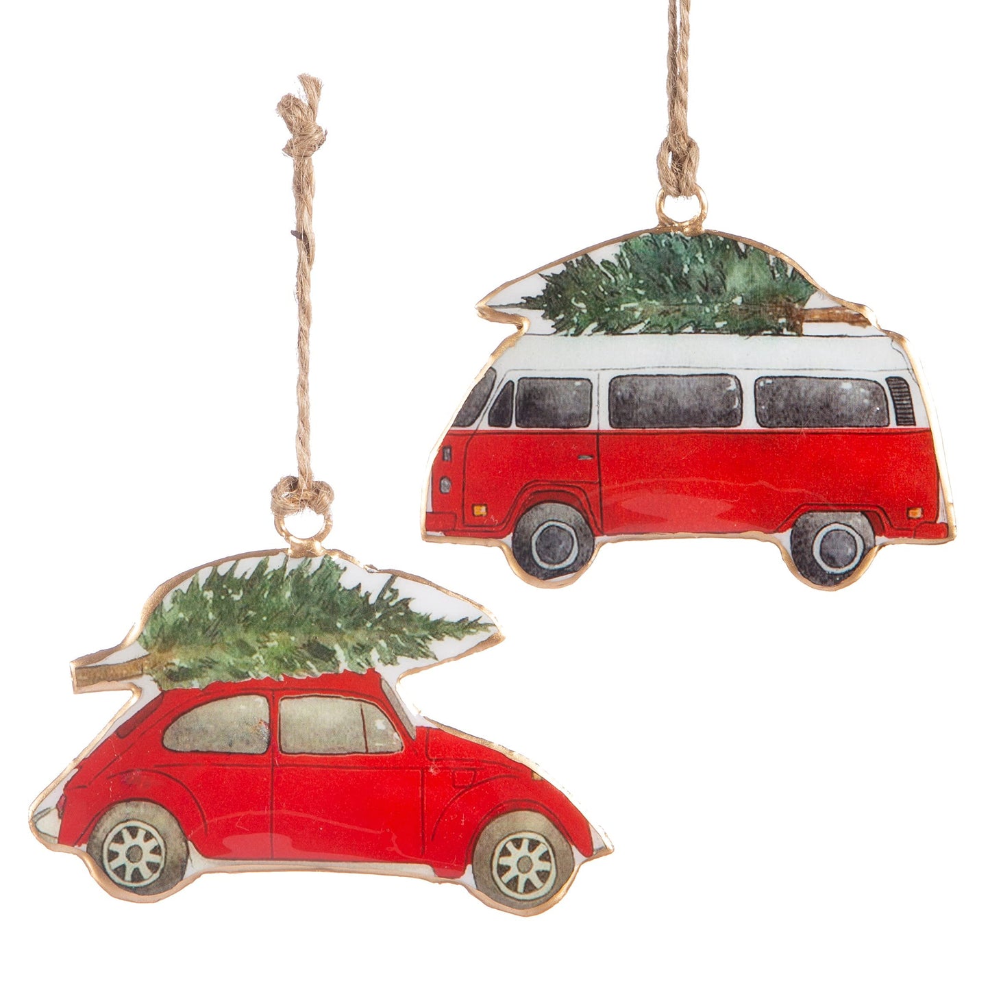 Sass & Belle Car & Camper Hanging Decoration Large