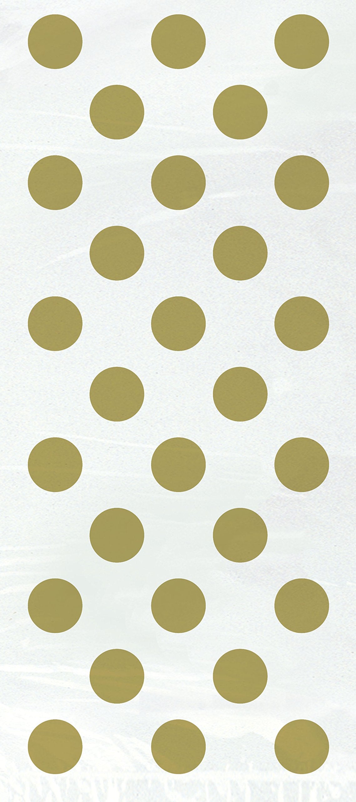 Unique Party - Cellophane Gold Polka Dot Party Bags, Pack of 20