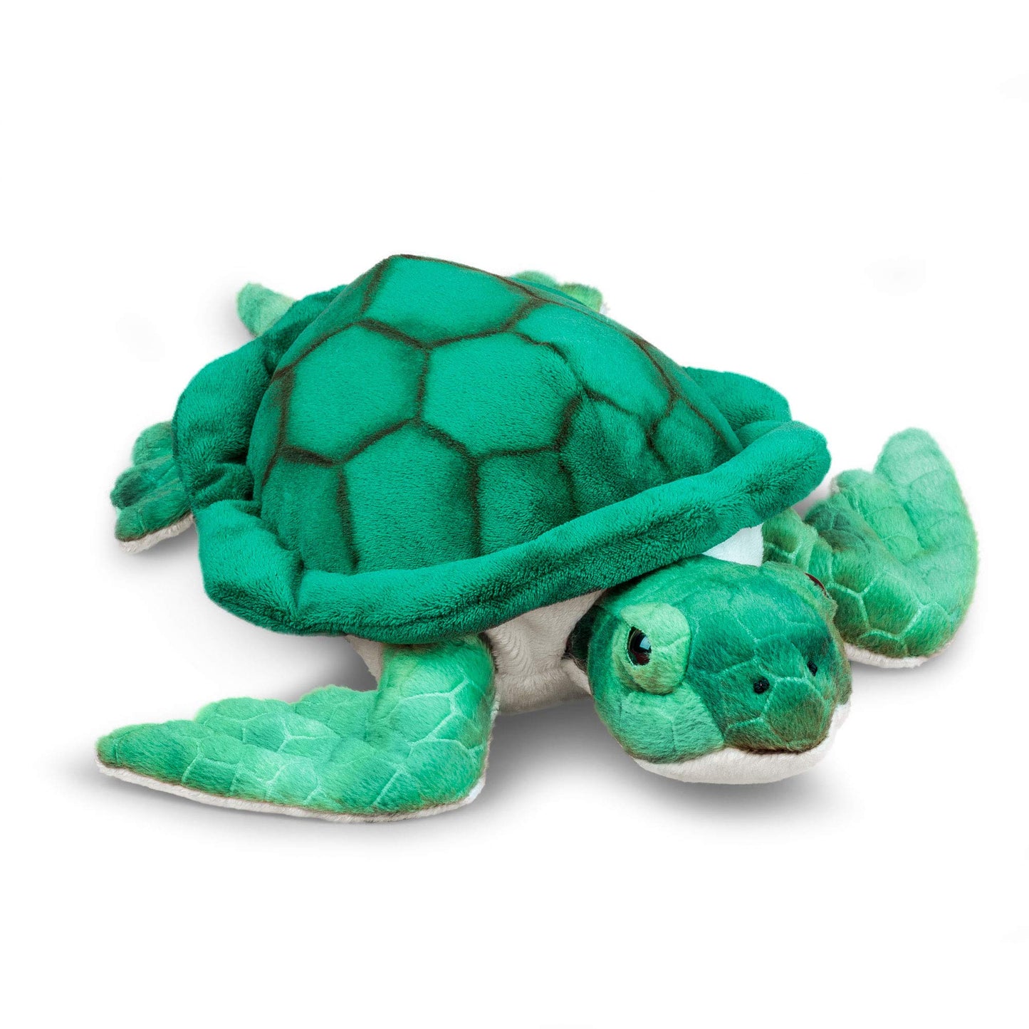 Tobar World of Nature Animigos Plush Toy Turtle, Stuffed Animal in Realistic Design, Cuddly Soft, Approx. 30 cm Tall, Green