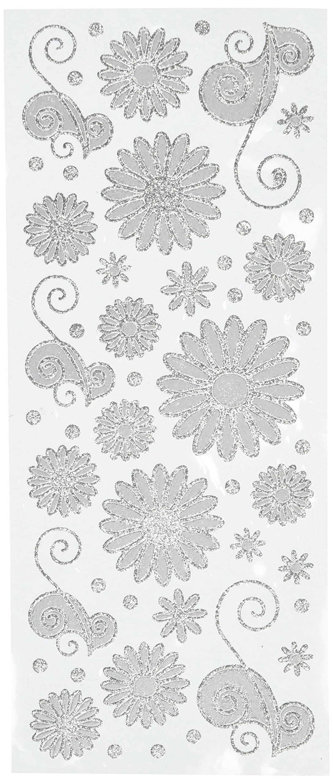 anitas docrafts Glitterations Flowers Stickers