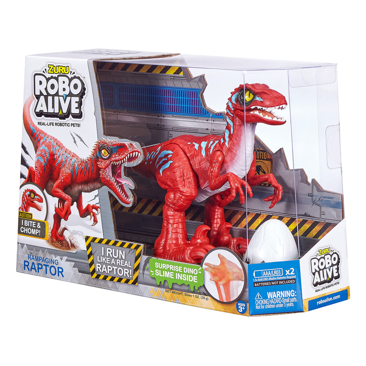 Robo Alive Rampaging Raptor Dinosaur Toy