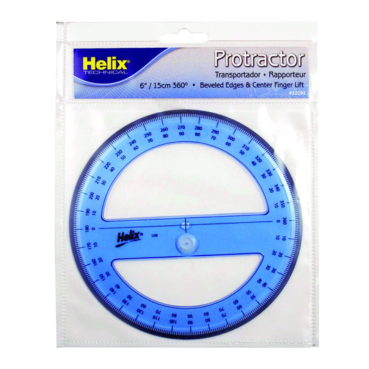 Helix 15cm / 360 Degree Protractor Angle Measure