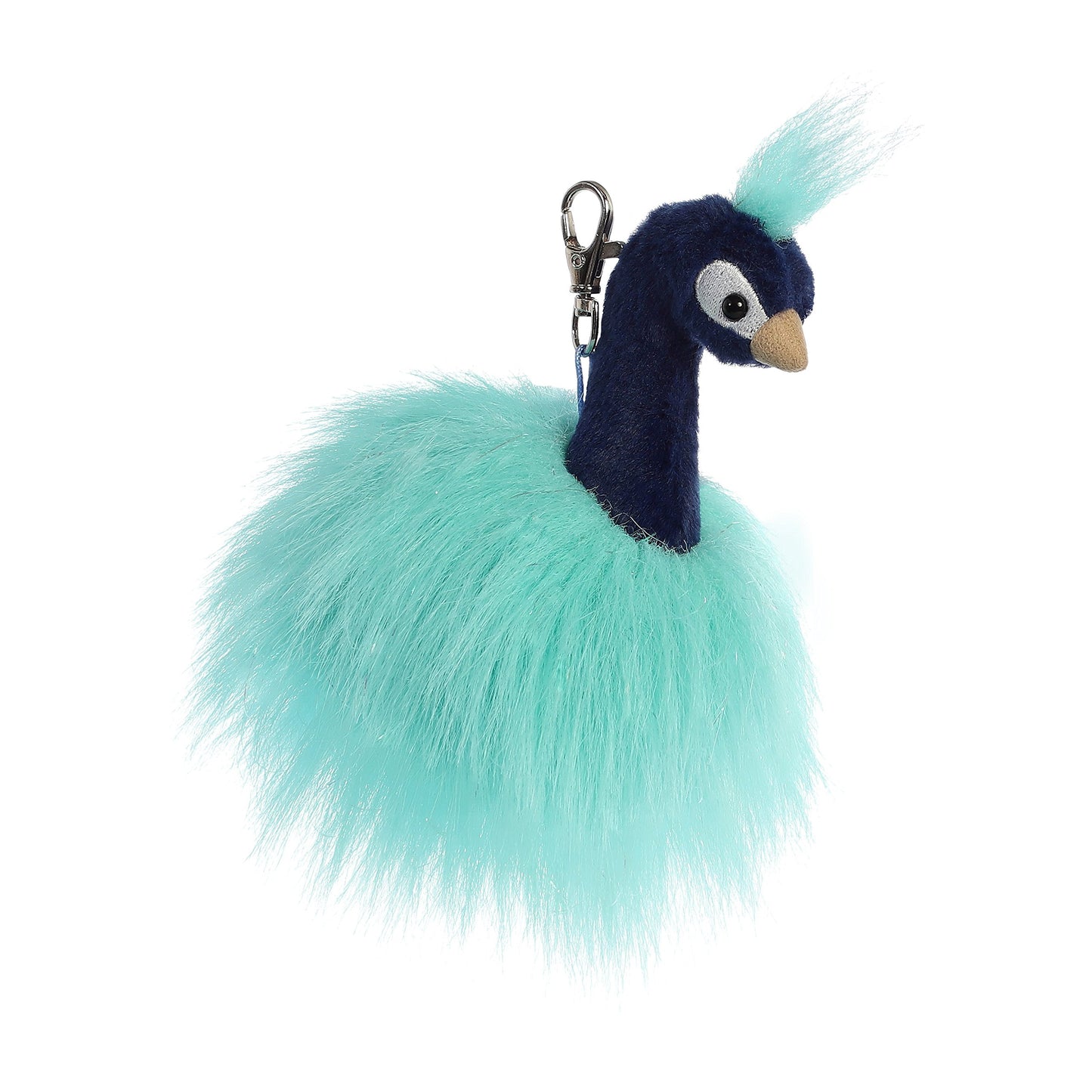 Aurora World Luxe Boutique Mora Peacock Key Clip