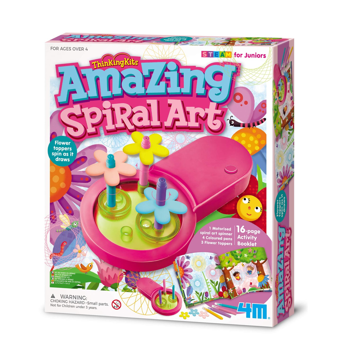 4M 404914 Thinking Kits Amazing Spiral Art