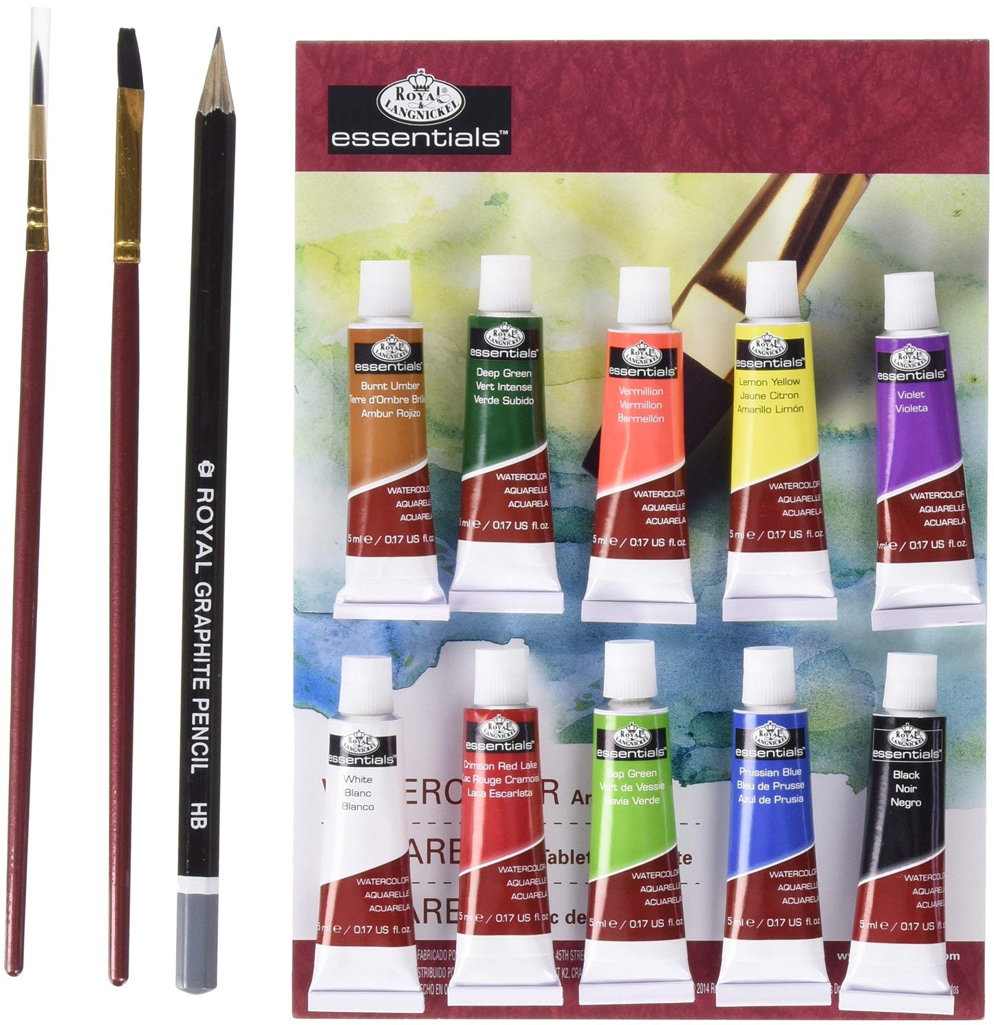 Royal Brush Clamshell Art Sets Watercolor 14-Piece