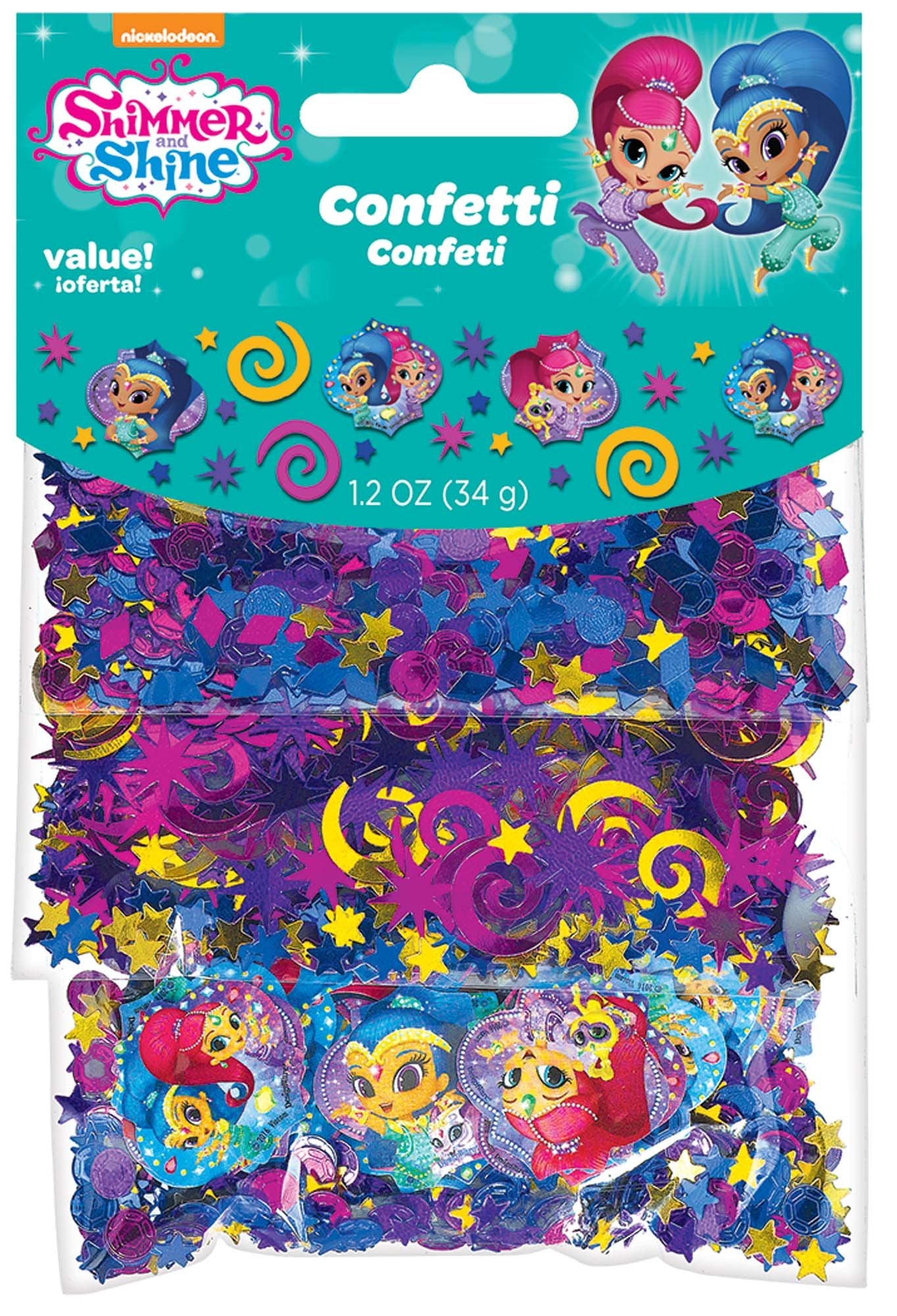 Amscan Shimmer and Shine 3 Pack Confetti 34g