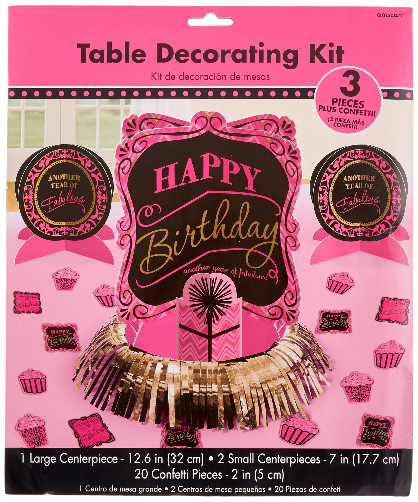 Amscan Fabulous Birthday Table Decorating Kits