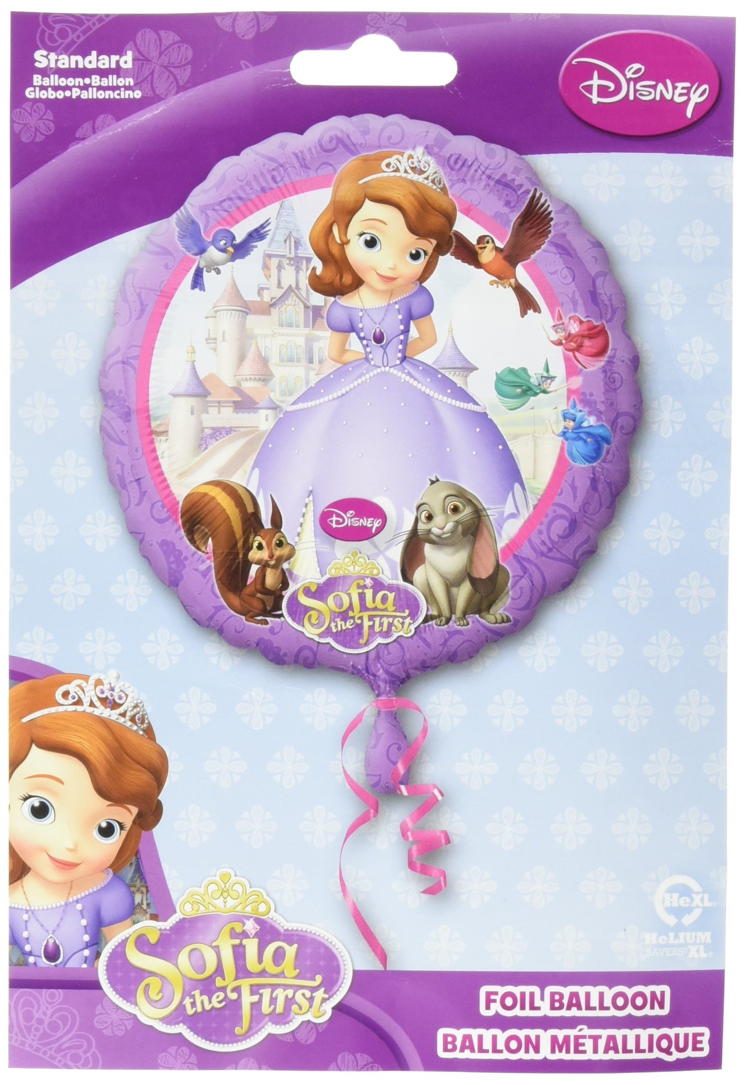 Anagram International HX Sofia The First Party Balloons, Multicolor