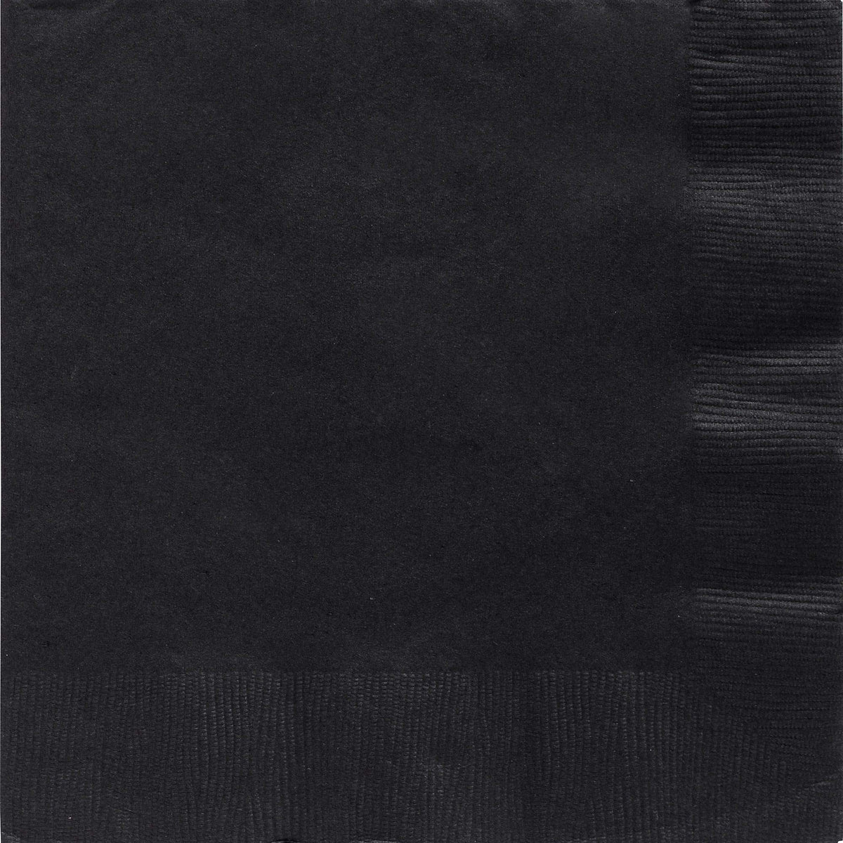 Black 2-ply Dinner Napkins 40cm /50