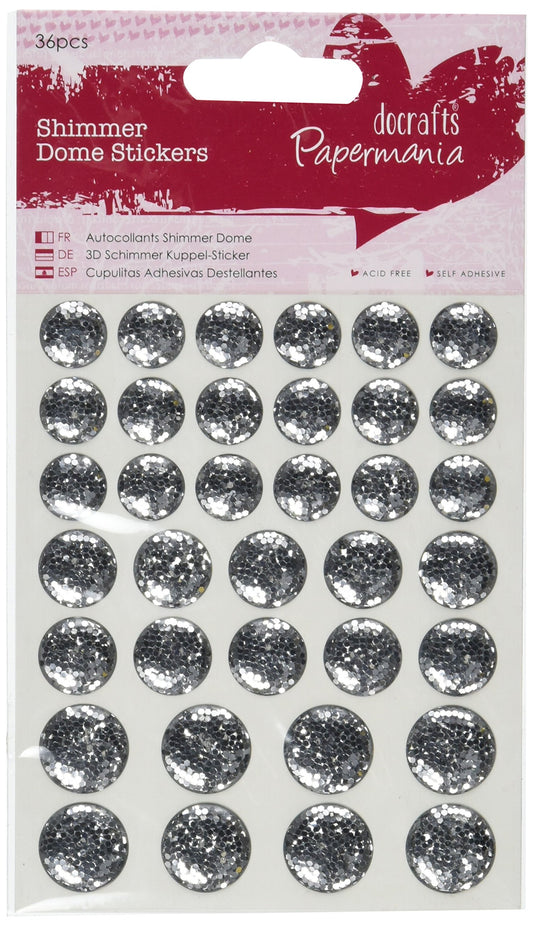 Papermania Embellishment Stickers, Paper, Silver, One Size