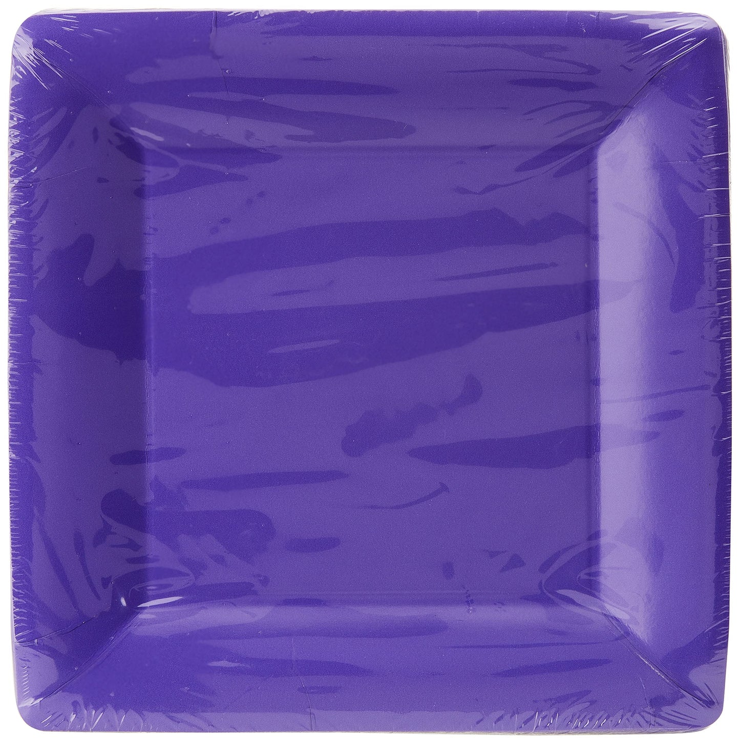 New Purple Paper Square Plates 25cm /20